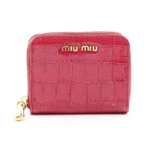 Miu Miu Miu wallet, coin purse, leather, women's, pink